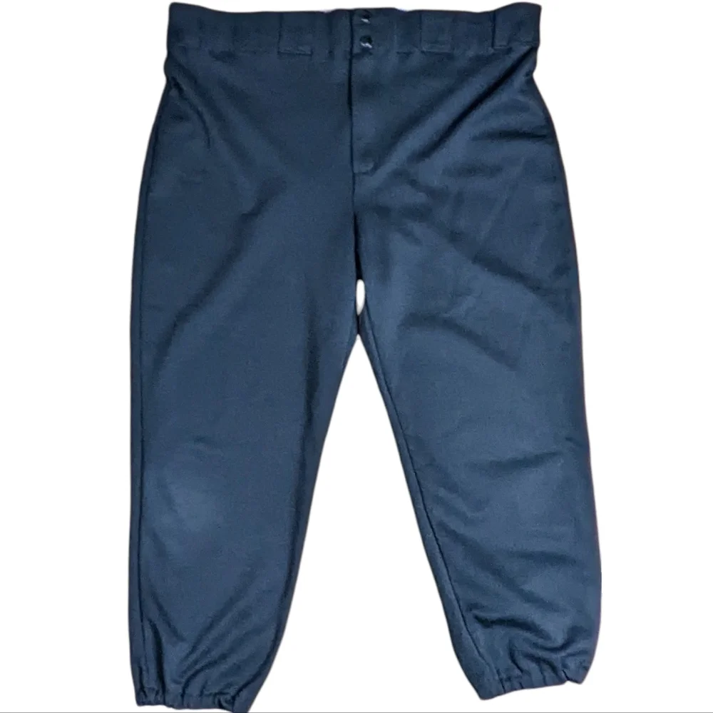 Vintage Bike Brand Stretch Joggers Workout Black Stretch Pants Size XL - Picture 3 of 9
